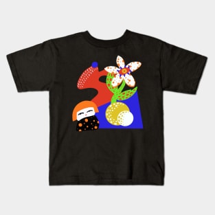 Yayoi Kusama Inspired Minimalist Kids T-Shirt